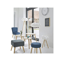 Atmosphera, Createur D'Interieur Lot de 3 tables à café Mileo Beige - Atmosphera