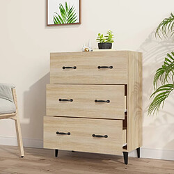 Avis Maison Chic Buffet,Meuble de Rangement,commode pour salon,Cuisine chêne sonoma 69,5x34x90 cm bois d'ingénierie -MN28040