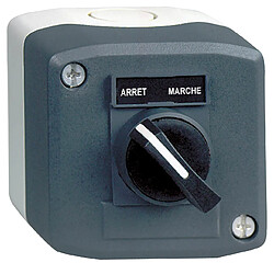 boite à bouton - harmony xal - 1 bouton tournant - a manette - 1f - schneider electric xald132