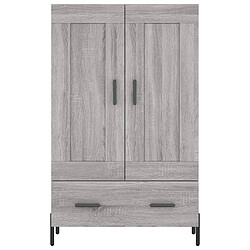 Maison Chic Buffet,Meuble de Rangement,commode pour salon,Cuisine sonoma gris 69,5x31x115 cm bois d'ingénierie -MN68883 pas cher