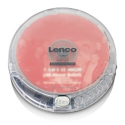 Lenco Lecteur CD portable avec protection contre les chocs CD-202TR Transparent