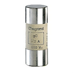 Legrand fusible cartouche cylindrique - 22 x 58 - 100 ampères - type gg hpc - sans percuteur