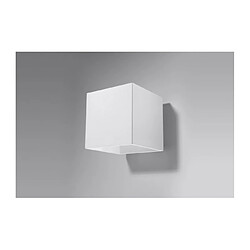 Luminaire Center Applique murale QUAD aluminium blanc 1 ampoule