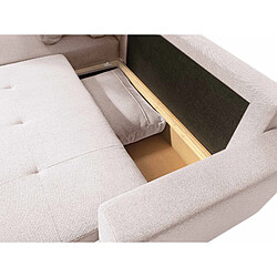 Acheter Bestmobilier Pilea - canapé d'angle réversible 4 places - convertible avec coffre - en tissu