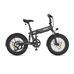 PVY Turbo Vélo Électrique - Moteur 250W Batterie 48V13AH Pneus 20" Freins à Disque Mécaniques - Gris