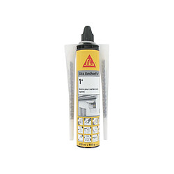 Résine de scellement chimique rapide SIKA Anchorfix-1 Evolution - Gris - 300ml