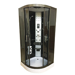 Simba CABINE DE DOUCHE HYDROMASSANTE 90 x 90 cm SPA BAIN CHROMOTHERAPIE Modèle TORONTO