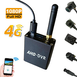 Mini caméra de surveillance DVR sans fil 4G Sim, 1080p AHD HD - Grand angle, Vision nocturne, contrôle à distance du réseau vocal