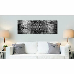 Paris Prix Tableau Imprimé Mandala : Grey Depths 40 x 120 cm