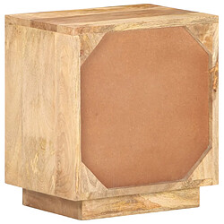 Avis vidaXL Table de chevet 40x30x45 cm Bois de manguier solide