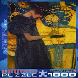 Acheter Eurographics Die Musik par gustav Klimt Puzzle (1000 piAces) (6000-1991)