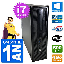 PC HP ProDesk 400 G1 SFF Intel i7-4790 RAM 4Go Disque Dur 500Go Windows 10 Wifi · Occasion 