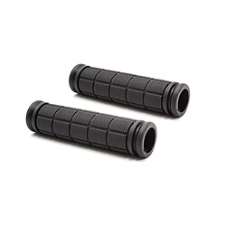 vhbw Poignées de guidon, poignées de vélo, noires, 23mm pour vélo