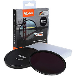 Rollei Extremium Round Filter ND64 Stopper 67 mm - Filtre de densité neutre avec Anneau en titane de verre Gorilla avec revêtement spécial - ND64 (6 arrêts / 1,8)