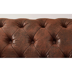 Acheter Lisa Design Winston - Canapé d'angle Chesterfield - 4 places - style industriel - gauche