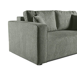 Acheter Bestmobilier Topaze - canapé droit 2 places - en tissu velours relief