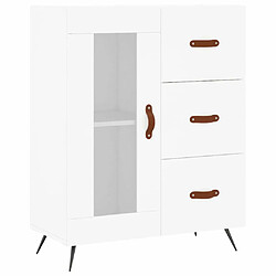 Maison Chic Buffet,Meuble de Rangement,commode pour salon,Cuisine blanc 69,5x34x90 cm bois d'ingénierie -MN76164