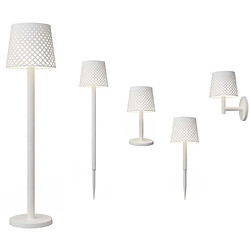 NEWGARDEN Lampe de jardin multifonction Greta blanc.