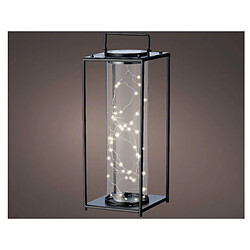 JARDIéco Lanterne solaire lumineuse en métal 20 x 20 x 49 cm - Jardideco