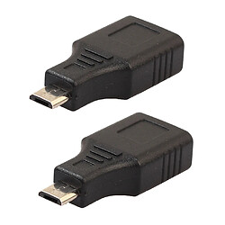 Micro USB Convertisseur Mâle 2x Micro USB À USB 2.0 OTG Adaptateur Connecteur Pour Téléphone Portable