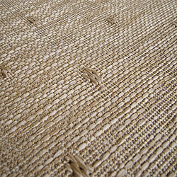 Acheter Thedecofactory JUTA ASPECT PEARL - Tapis aspect jute naturel à motif perle 120x160