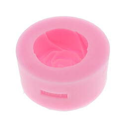 Moule en Silicone Moule Bougie savon rose Fleur Moule en Silicone Moule Bougie Design Ornement de Fête Spectacle Scène 9,2x9,2x4,5cm