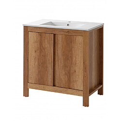 Acheter Ac-Deco Ensemble meubles de salle de bain complet - Bois - 60 cm - Classic Oak