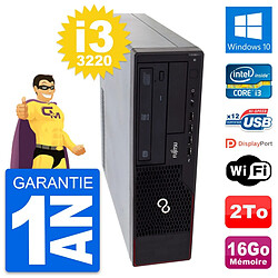 PC Fujitsu Esprimo E910 DT Intel i3-3220 RAM 16Go Disque Dur 2To Windows 10 Wifi · Occasion 