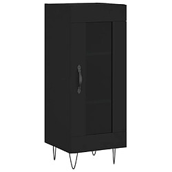 vidaXL Buffet Noir 34,5x34x90 cm Bois d'ingénierie