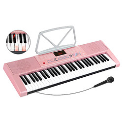 McGrey LK-6120-MIC clavier à touches lumineuses avec microphone pink