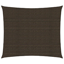 Helloshop26 Voile d'ombrage 160 g/m² 2,5 x 3 m PEHD marron 02_0009134