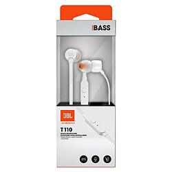 Casques avec Microphone JBL T110 Blanc