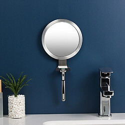 Acheter Universal Miroir de salle de bains acier inoxydable anti-brouillard miroir de douche salle de bains miroir de rasage miroir de toilette mural ventouse pour salle de bain