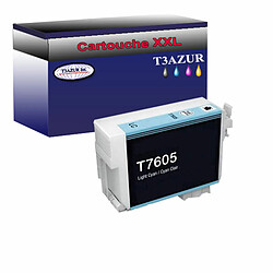 T3Azur Epson T7605 -Compatible Cartouche Compatible pour Epson SureColor SC-P600 Light Cyan - T3AZUR