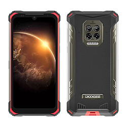 Doogee S86 Doogee S86 Version globale, batterie 8500mAh 6 Go + 128 Go Helio P60 octa core NFC IP68 imperméable smartphone rugueux-rouge