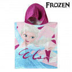 Serviette-Poncho à Capuche Frozen 