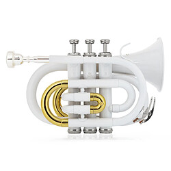 Classic Cantabile Brass TT-400 B-trompette de poche blanc