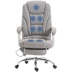 Non Chaise de bureau en tissu Pacific avec fonction massage