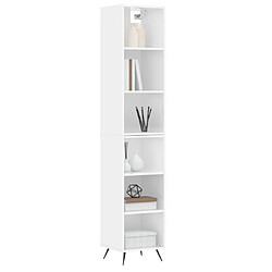 Avis Maison Chic Buffet,Meuble de Rangement,commode pour salon,Cuisine Blanc brillant 34,5x32,5x180 cm Bois d'ingénierie -MN46160