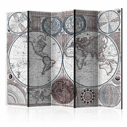 Paris Prix Paravent 5 Volets Terraqueous Globe 172x225cm