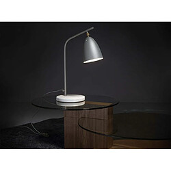 Avis Angel Cerda Lampe de table en marbre et acier gris