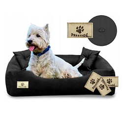 Coussin Prestige lit pour chiens, chats 100x80 / 115x95 cm noir