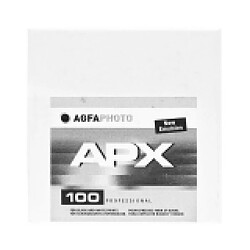 AGFAPHOTO - 6FR100 - APX 100 Professional - Pellicule Photo Noir et Blanc - 1 Pack de 4 - Noir - Blanc