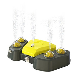 Universal Fontaine de boisson automatique pour animaux domestiques griffes activation arrosage pour chiens distributeur sortie d'eau réglable 4 trous de douche d'été | pulvérisateurs de douche