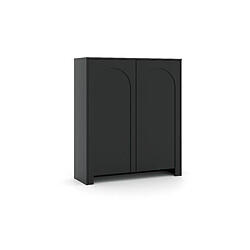 Vivaldi Commode ARCO Haut 2D Noir 