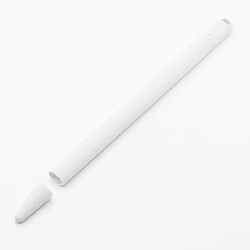 Wewoo Stylus Pen Etui de protection antichoc en gel de silice pour Apple Pencil 2 Blanc