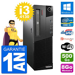 PC Lenovo ThinkCentre M93p SFF Core i3-4130 RAM 8Go Disque 500Go Windows 10 Wifi · Occasion 