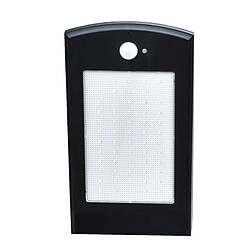 Applique solaire IP65 (1350 LM 6000K) Noire - Voltman