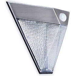 Smartwares Lampe avec capteur PIR Pyramide Argenté 5000.703