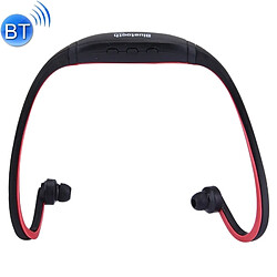 Wewoo Casque Bluetooth Sport rouge pour les smartphone & iPad ou autres périphériques audio imperméable à l'eau stéréo sans fil écouteurs intra-auriculaires avec Micro SD carte Slot & Mains libres, 